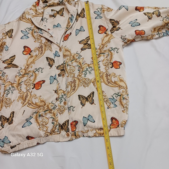 Vintage Mureli Butterfly Print Women's Jacket Size M - Picture 12 of 14